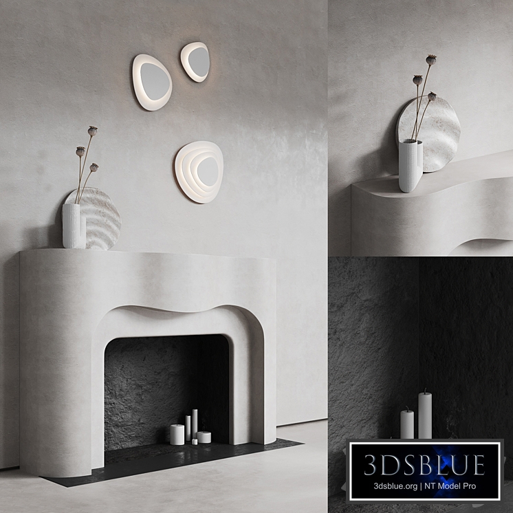 Fireplace zone White wave
