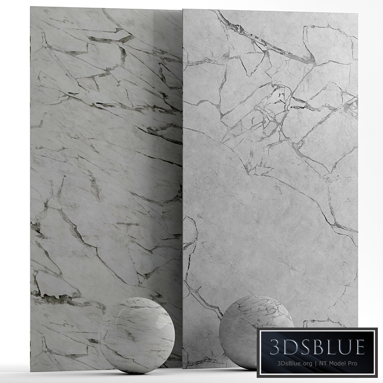 Marble Calacatta with 2 materials