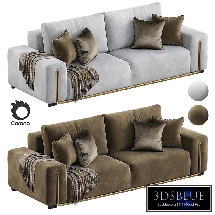 modern gray sofa