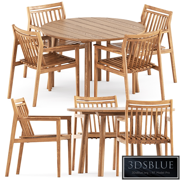 Sammen M1 by FDB Mobler and Taro Table by Fredericia