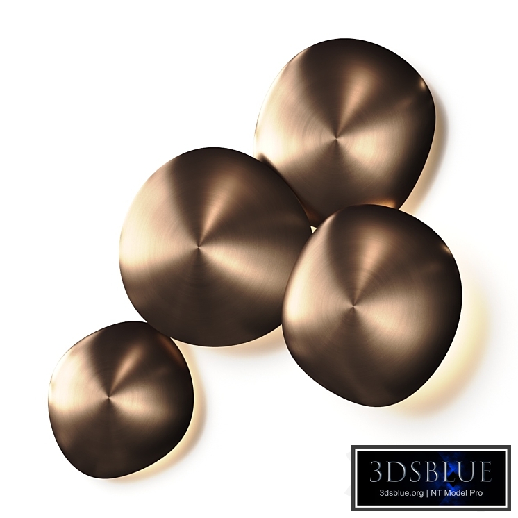 Viso Chestnut Cluster Wall Lamps