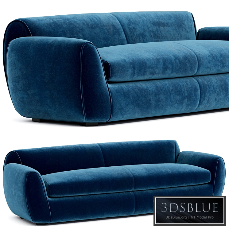 EPÒNIMO Sofa aus Samt mit abnehmbarem Bezug