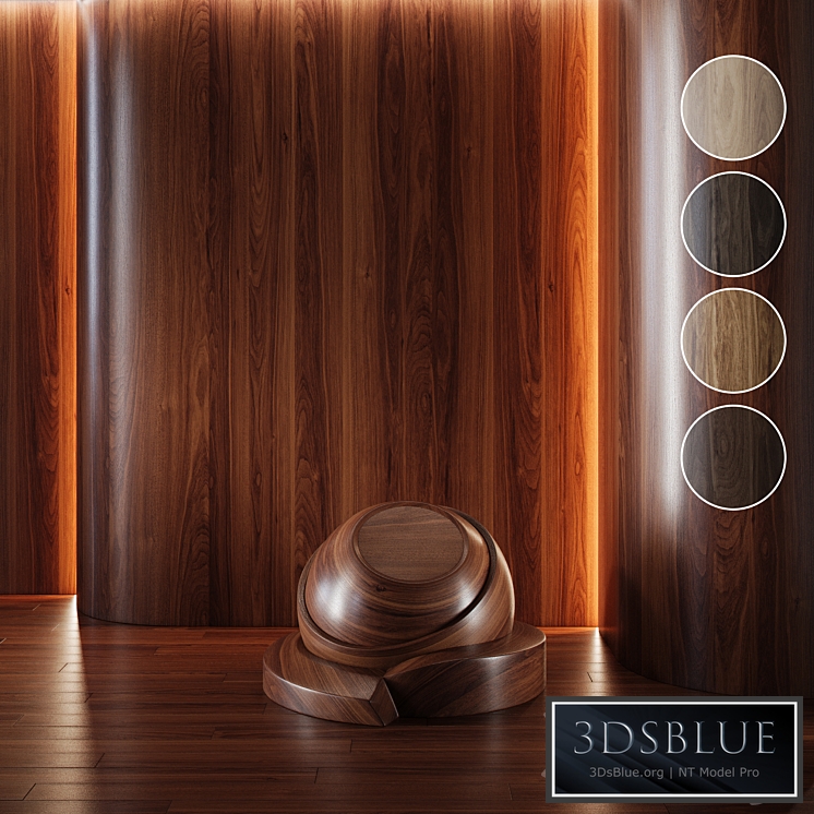 Wood Walnut set (seamless) | laminate | Parquet | fifteen