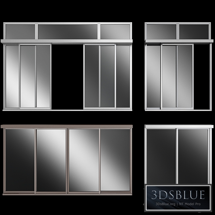 Sliding Stained Glass Aluminum doors