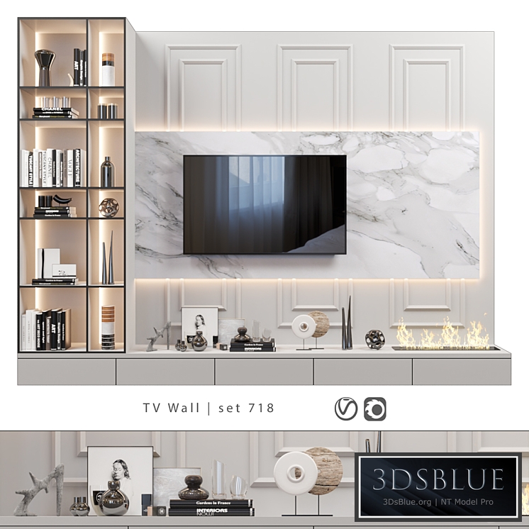 TV Wall | set 718