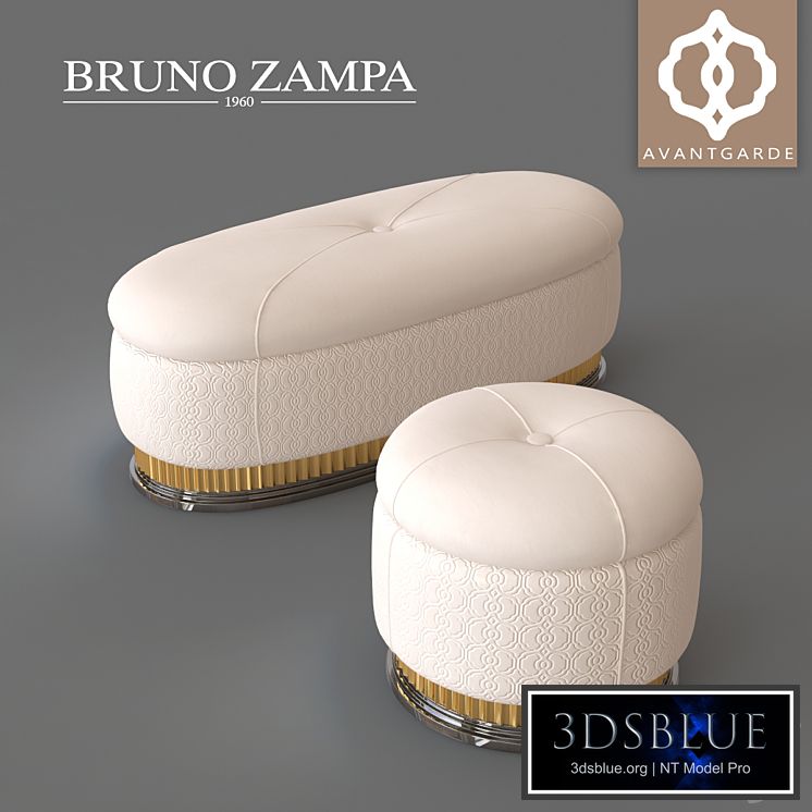 BRUNO ZAMPA WALT Pouf and Bench