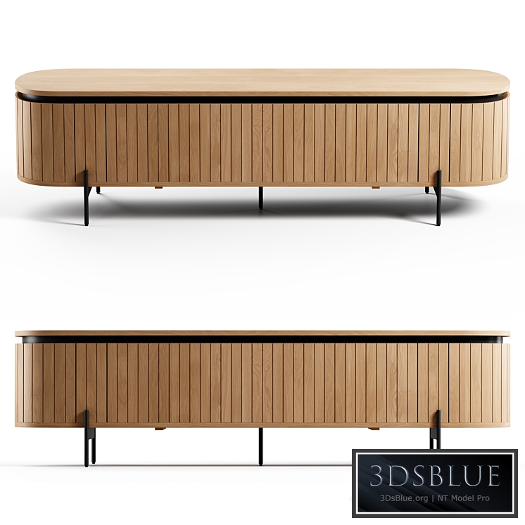 Kave Home - Licia TV stand, 200x55 cm