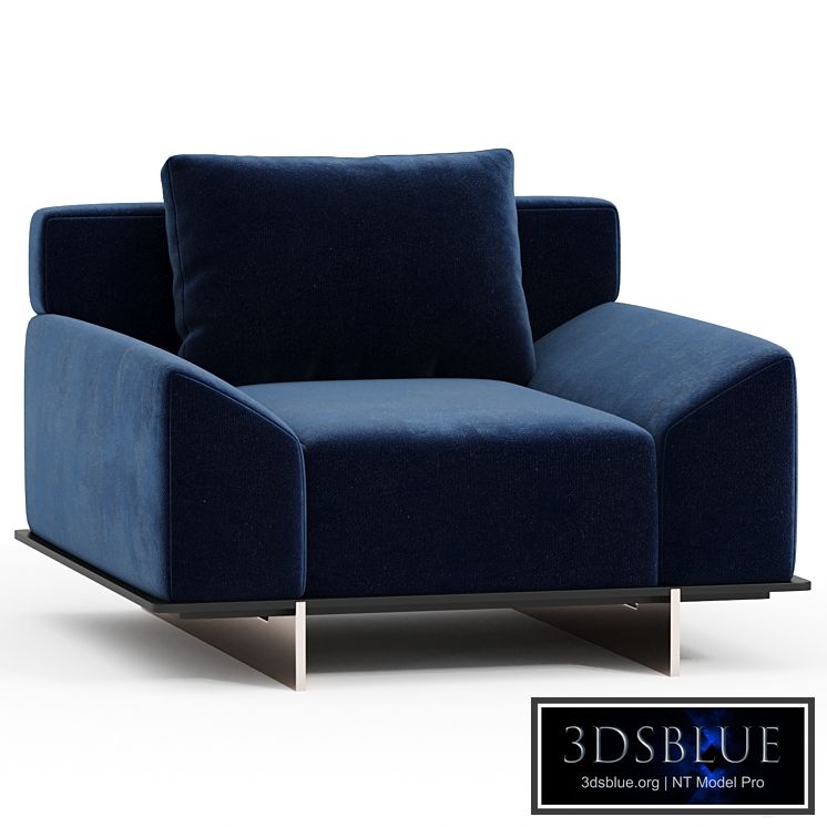 Paolo Castelli IPANEMA Fabric armchair with armrests