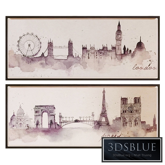 Graham &amp; Brown Watercolor Framed Wall Art