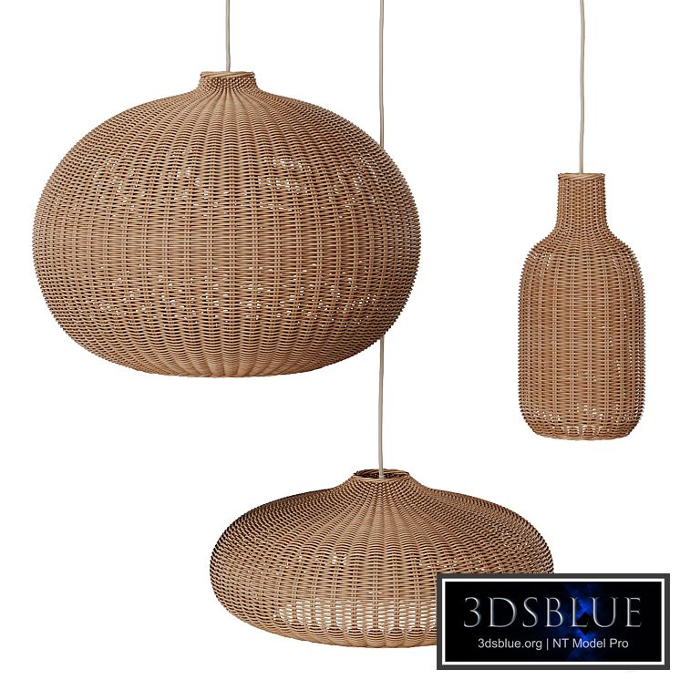 Braided lampshade by Fermliving