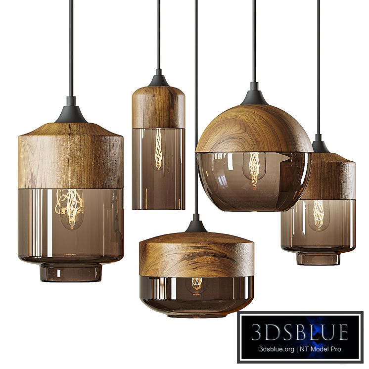 Retro Loft Glass Hanging Light