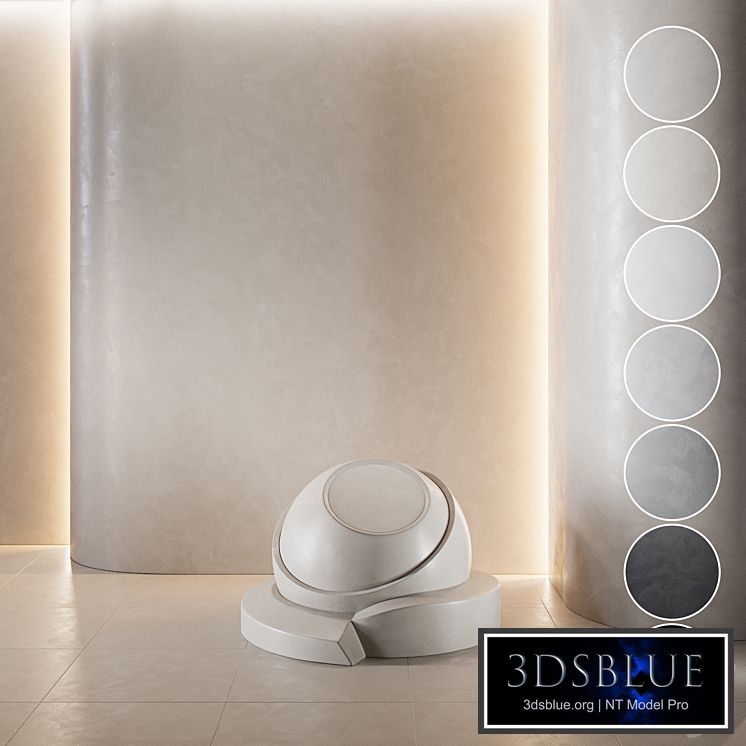 decorative plaster | Concrete set (seamless) | 04