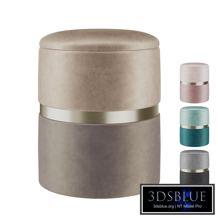 Pouf Kerry Stool Group