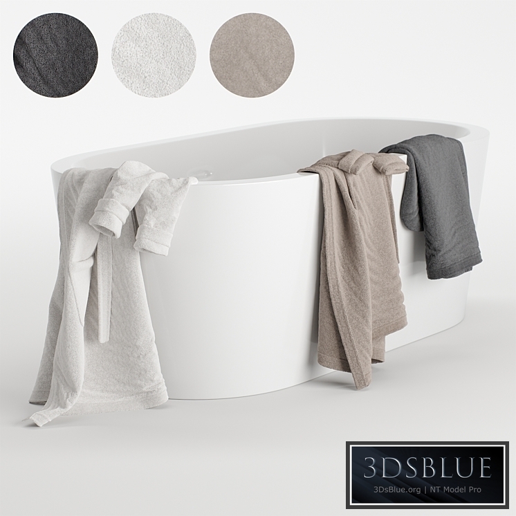 Bathrobes hanging set 2