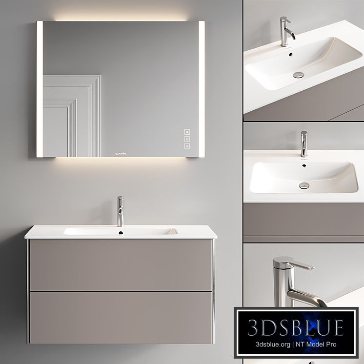 Duravit XSquare Vanity Unit Set 4