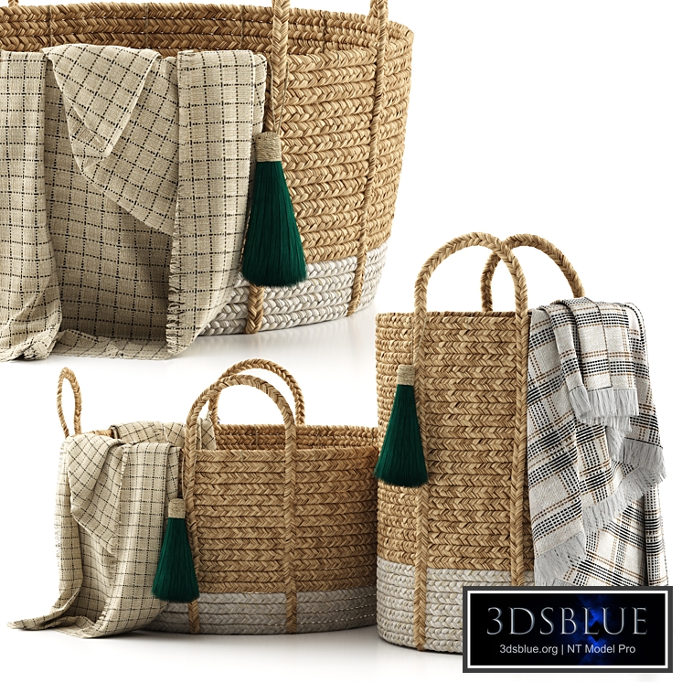 Balinese Tassel Basket