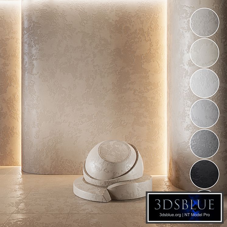 Decorative plaster | Concrete set (seamless) | 11