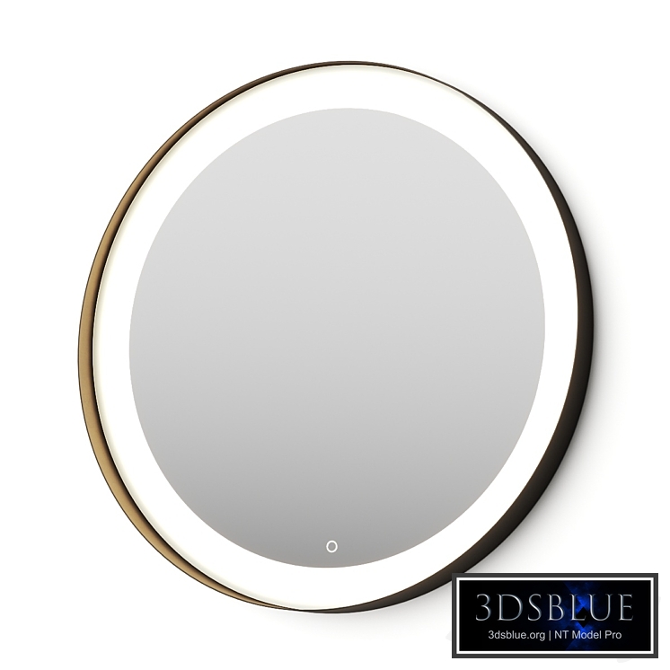 West Elm Curved Light Up Vanity Mirror