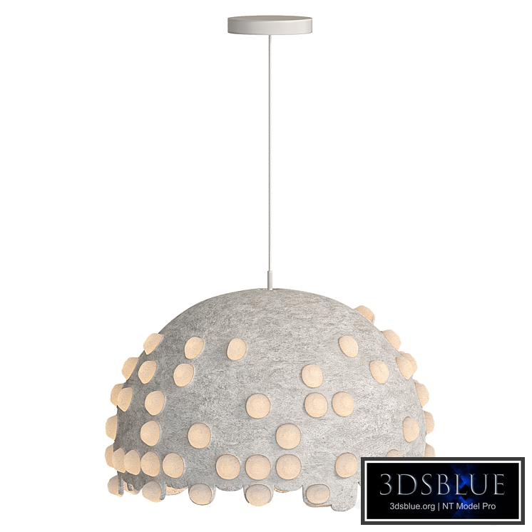 Papier Mache Pendant Lamp