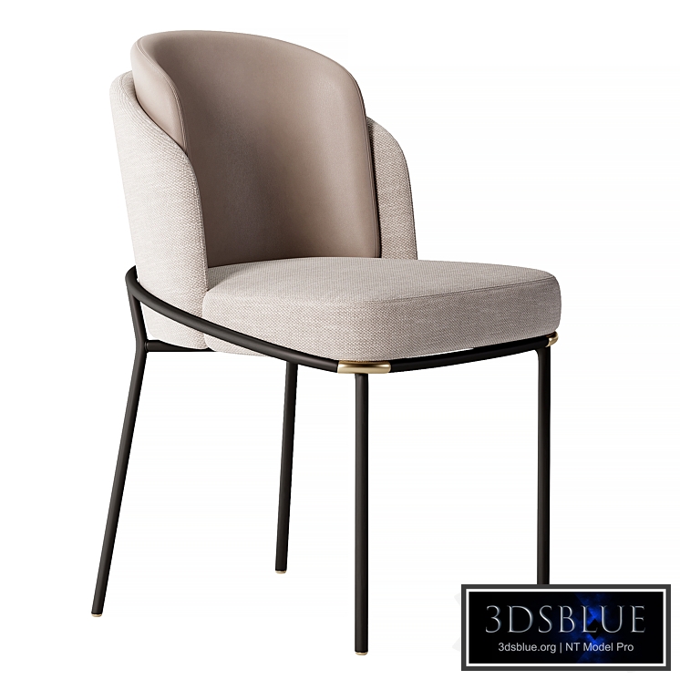 Minotti Fil Noir Dining Chair