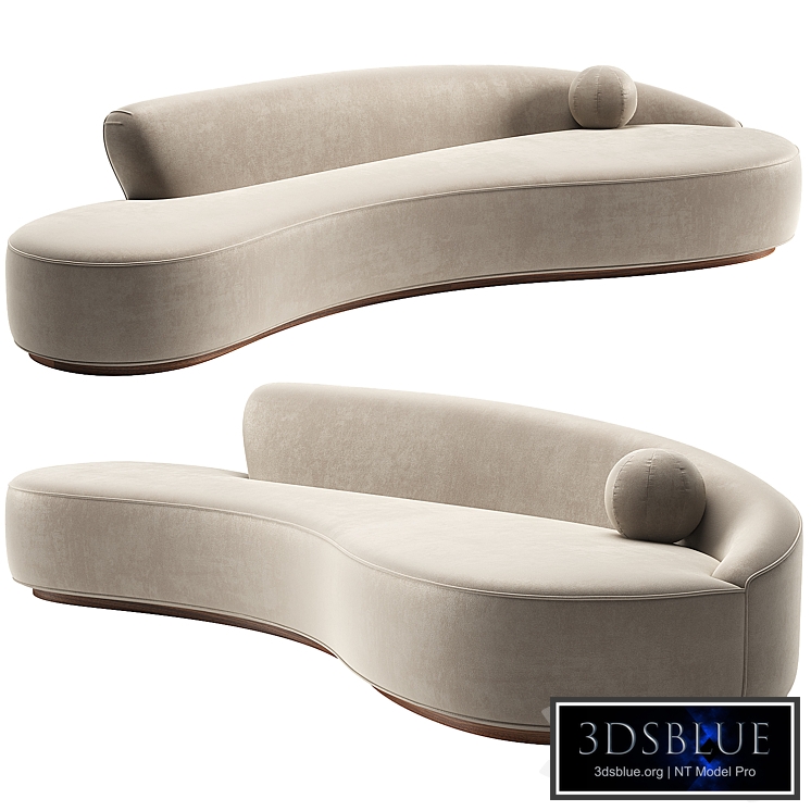 Marseille 2 Curved Sofa