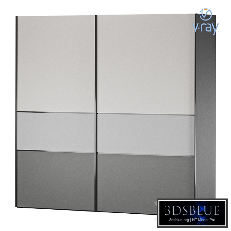 Sliding wardrobe Trio