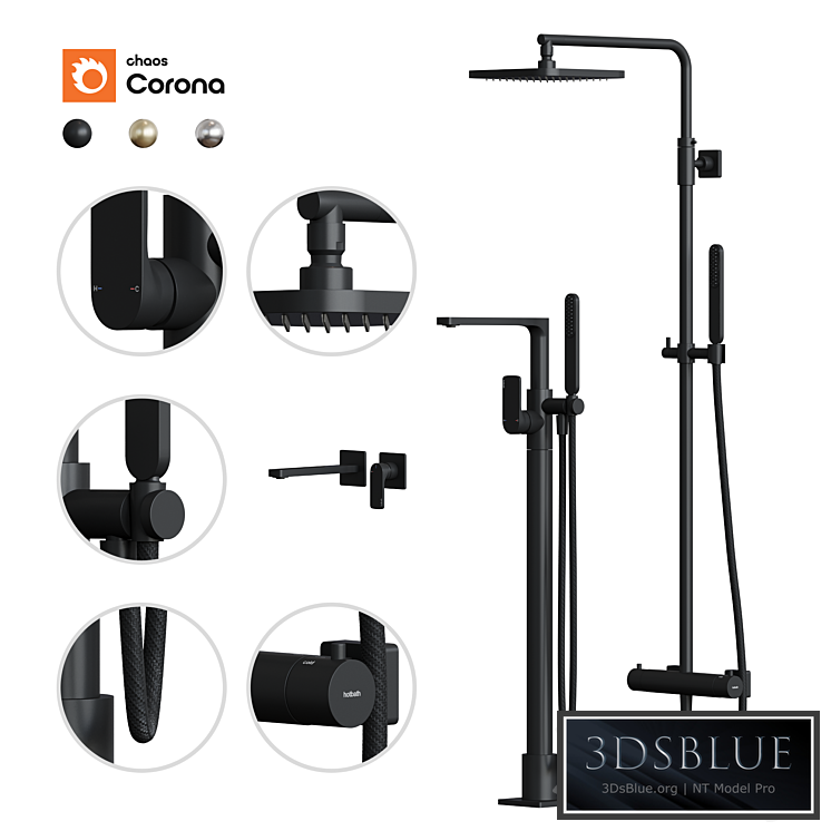 Faucets & Shower Hotbath Gal Water Faucet Set 4