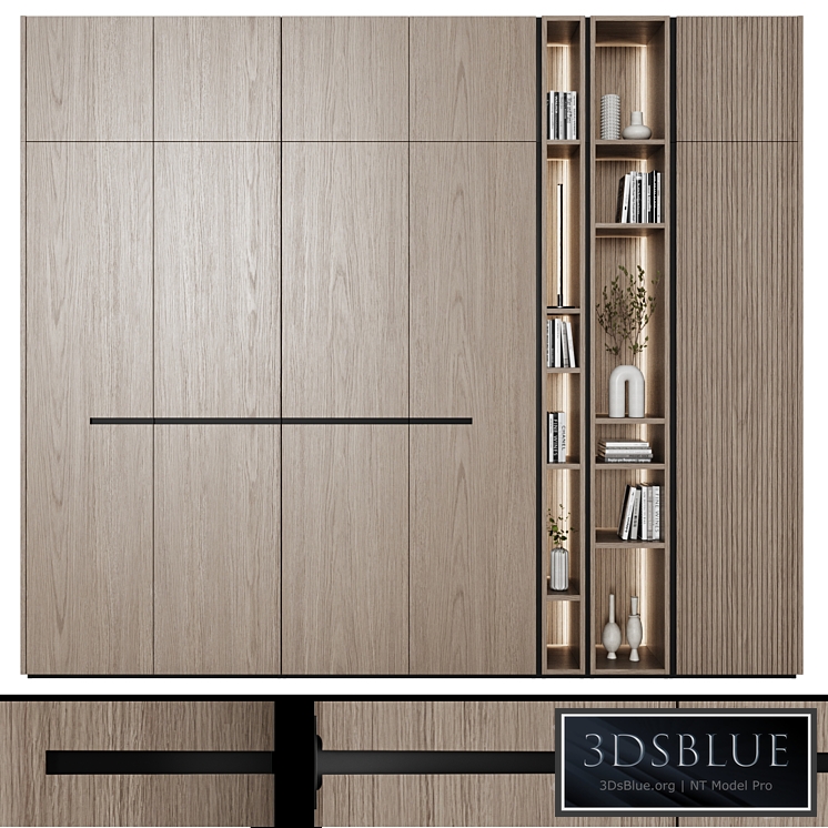 Cabinets modular in modern style 60