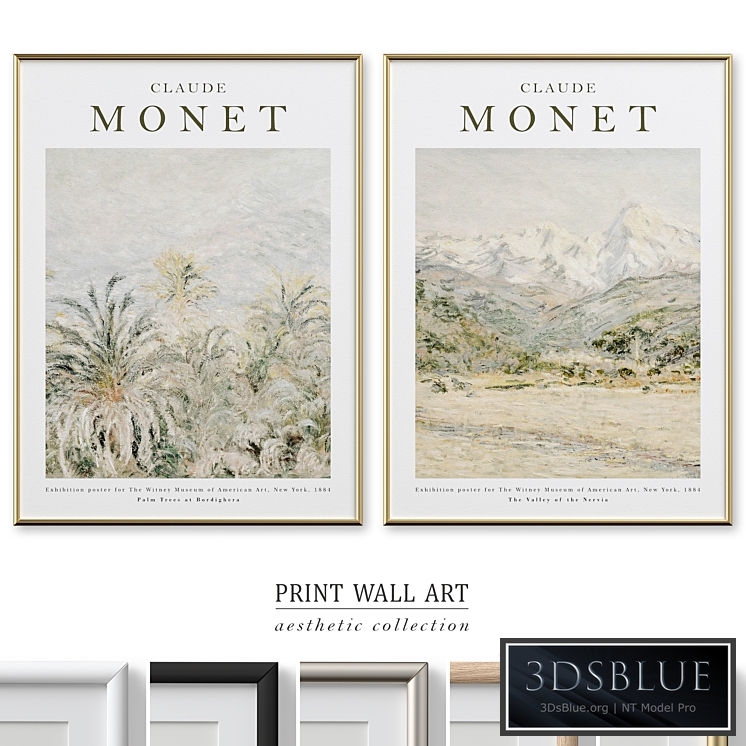 Monet Vintage Exhibition Poster P-610