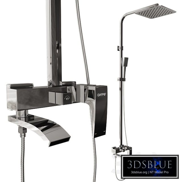 Shower column Gappo G2407, chrome