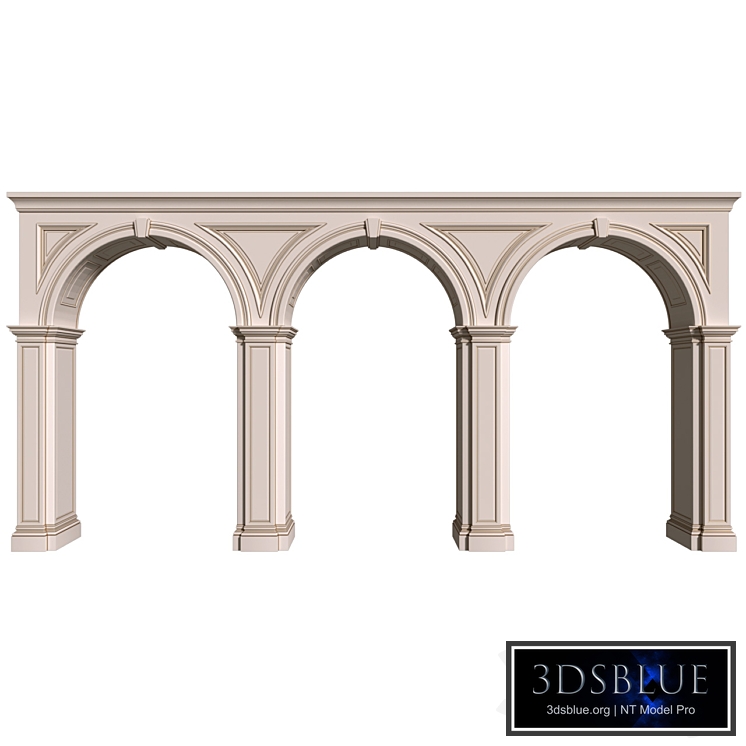 Arched opening.Arcade.Door Portal.Arched Opening.Arched doorway