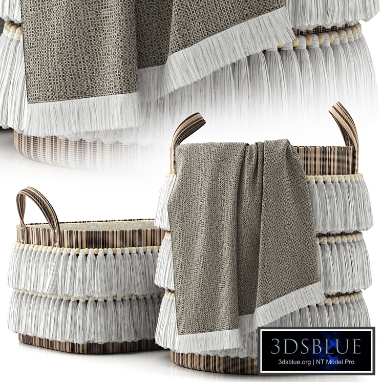 Wylma Fringed Basket