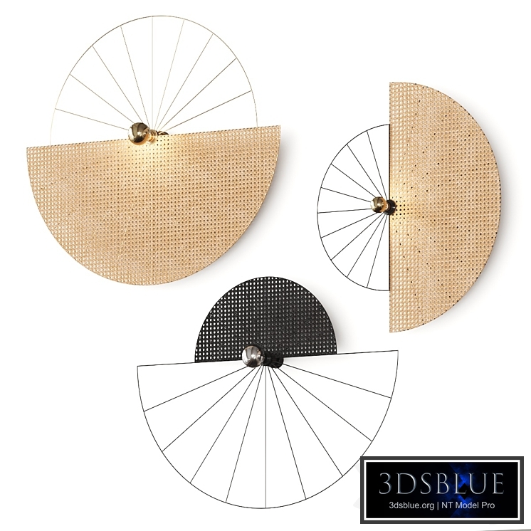 Aromas del Campo Ghaban Rattan Wall Lamps