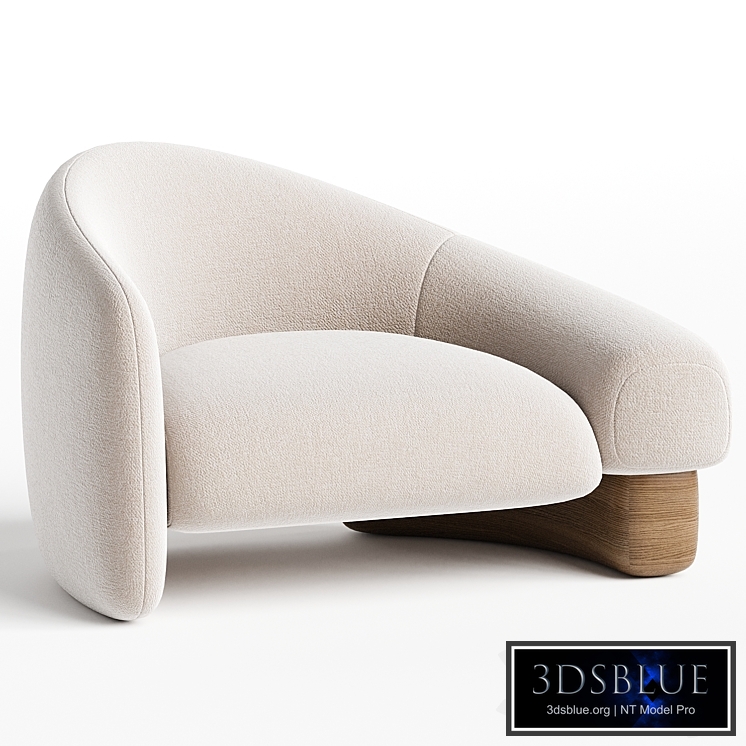 Raphael Navot Acrostic Overlay Armchair Left