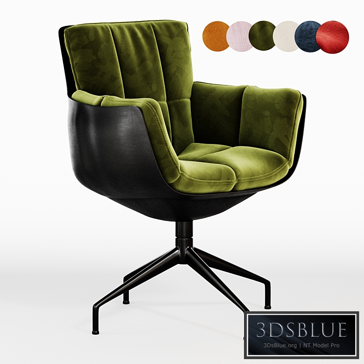 Husk B&B Italia Chair On Trestle