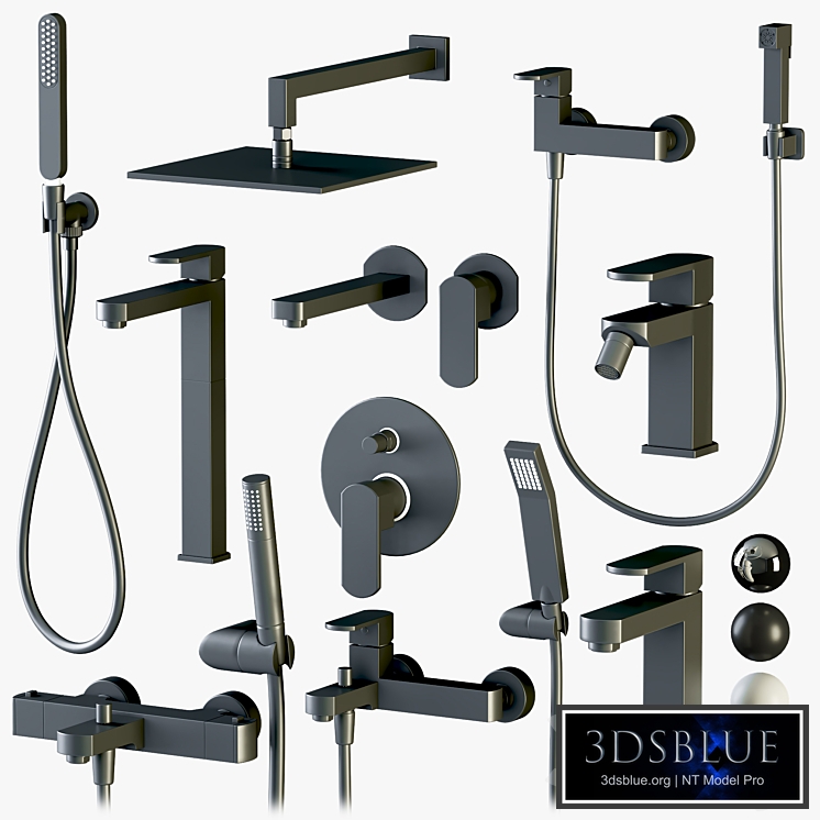 Cisal Roadster shower and faucet set