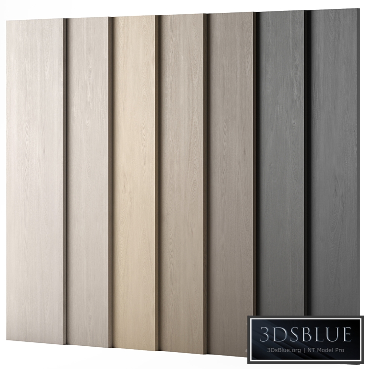 Wood materials Oak - 7 colors - set 07