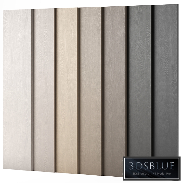 Wood materials Oak - 7 colors - set 11