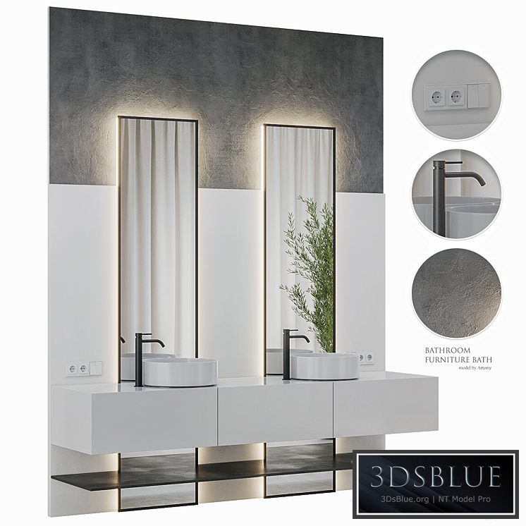 Bathroom furniture Bath Set 46