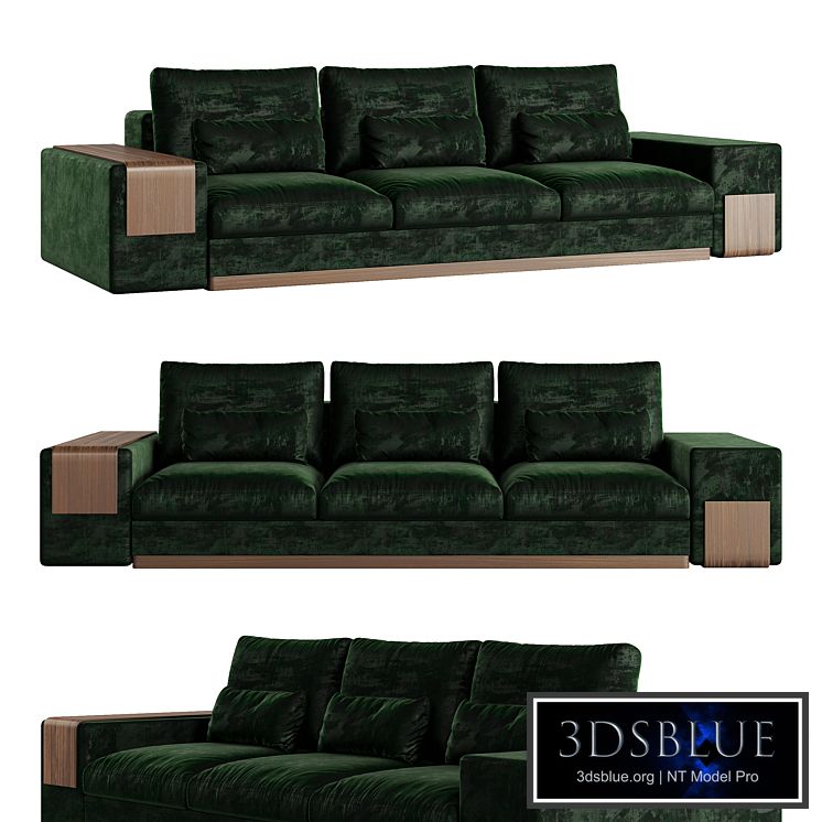 MIES 3 Seat Sofa by ALMA de LUCE