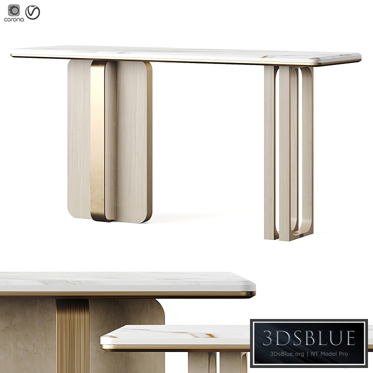Ana Roque BLOCK Console Table