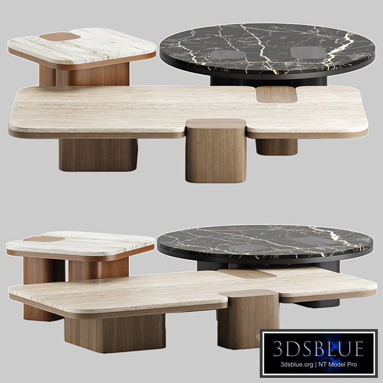 ERICE coffee tables set - Carpanese Home