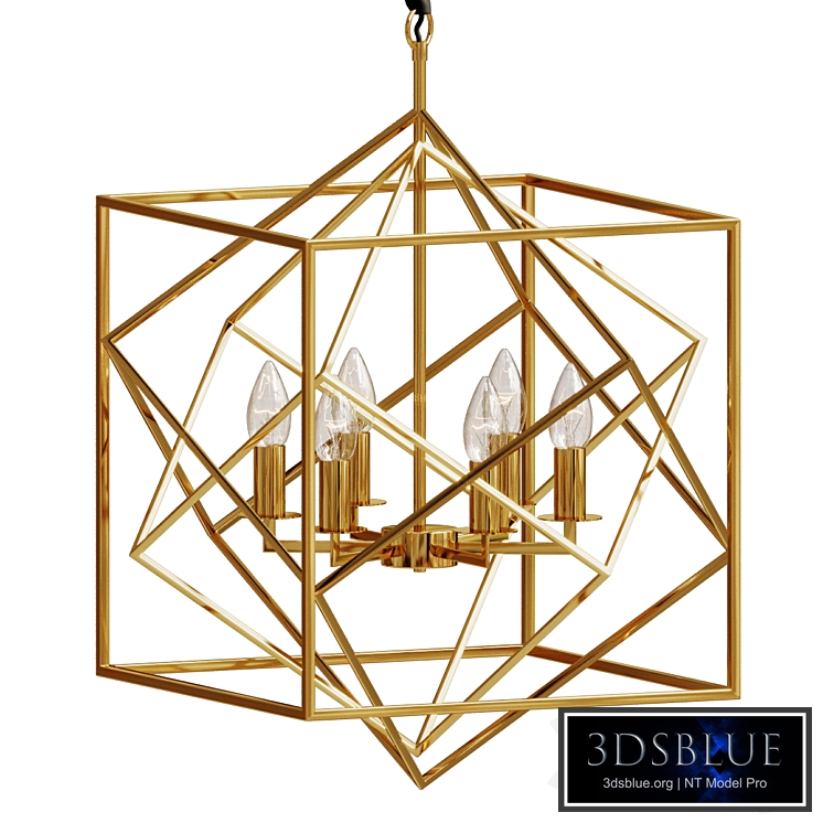 Chandelier cubist chandelier designed by kelly wearstler