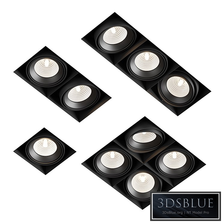 Modular Lighting Instruments Multiple trimless