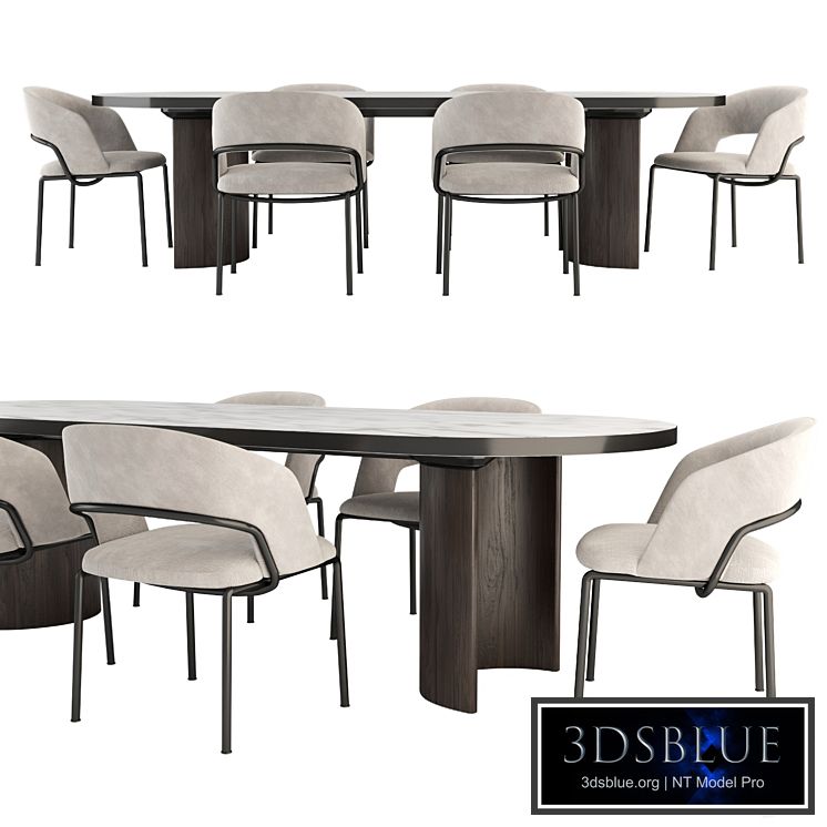 Alma Chair and Blevio Table