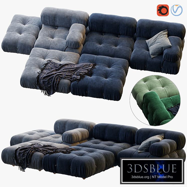 Camaleonda Sofa by B&b Italia