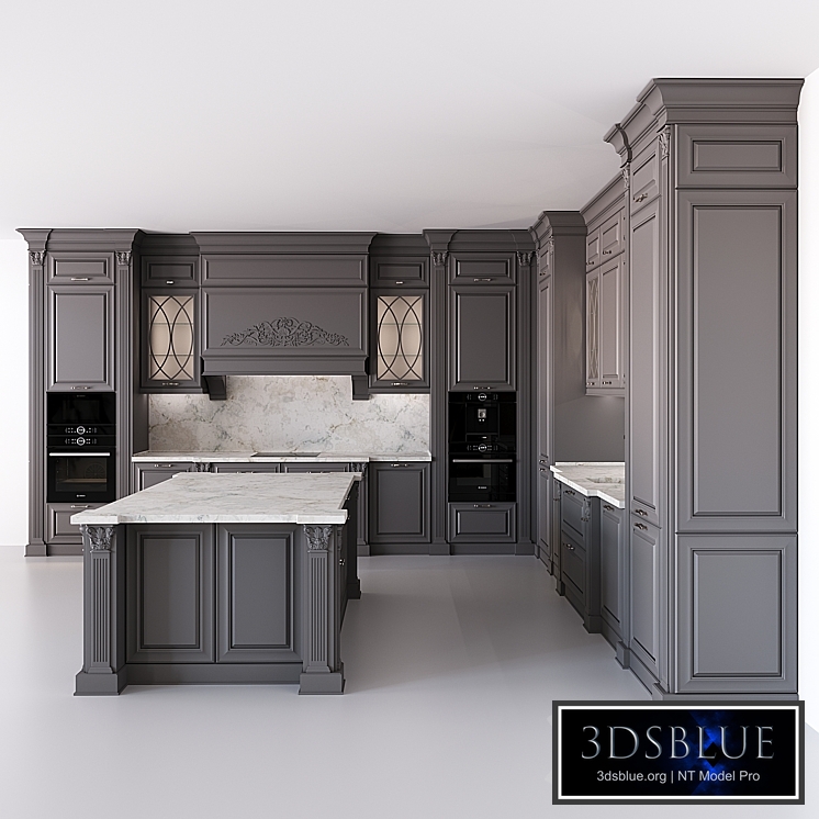 Classic style kitchen 03