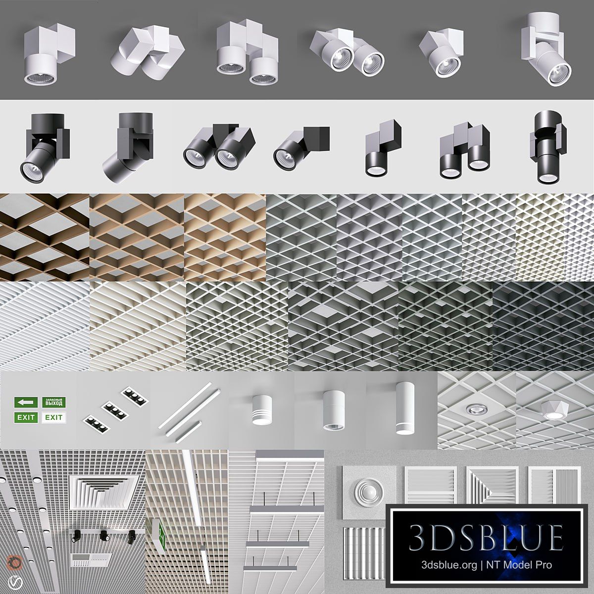 Set for ceilings Grilyato 2