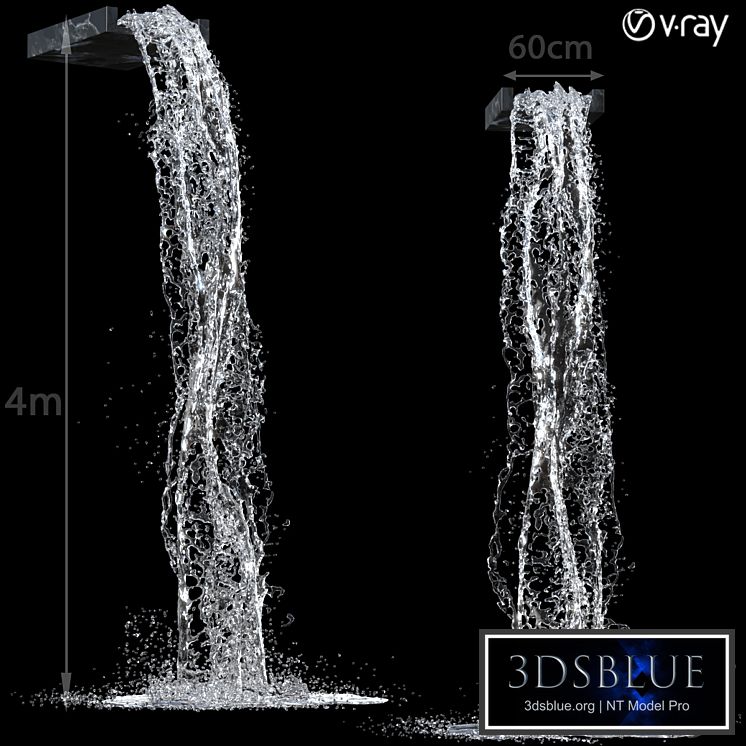 Waterfall fountains 002