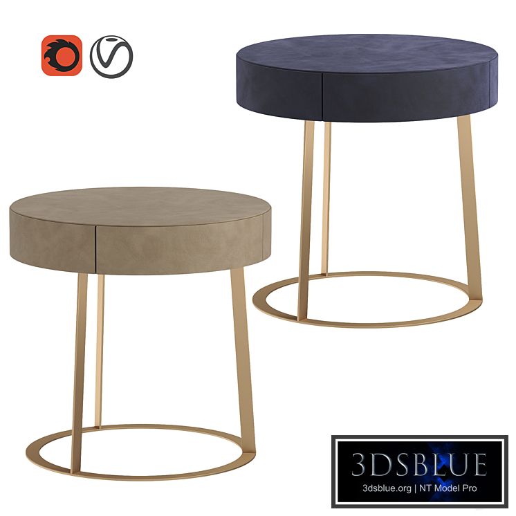 Bedside table Jules De Nuit by Baxter